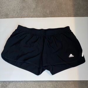 Black adidas shorts